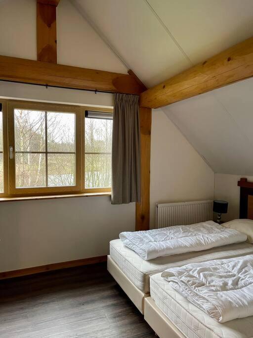Unieke Houten Villa Met Sauna In Twente - 6P Den Ham Экстерьер фото