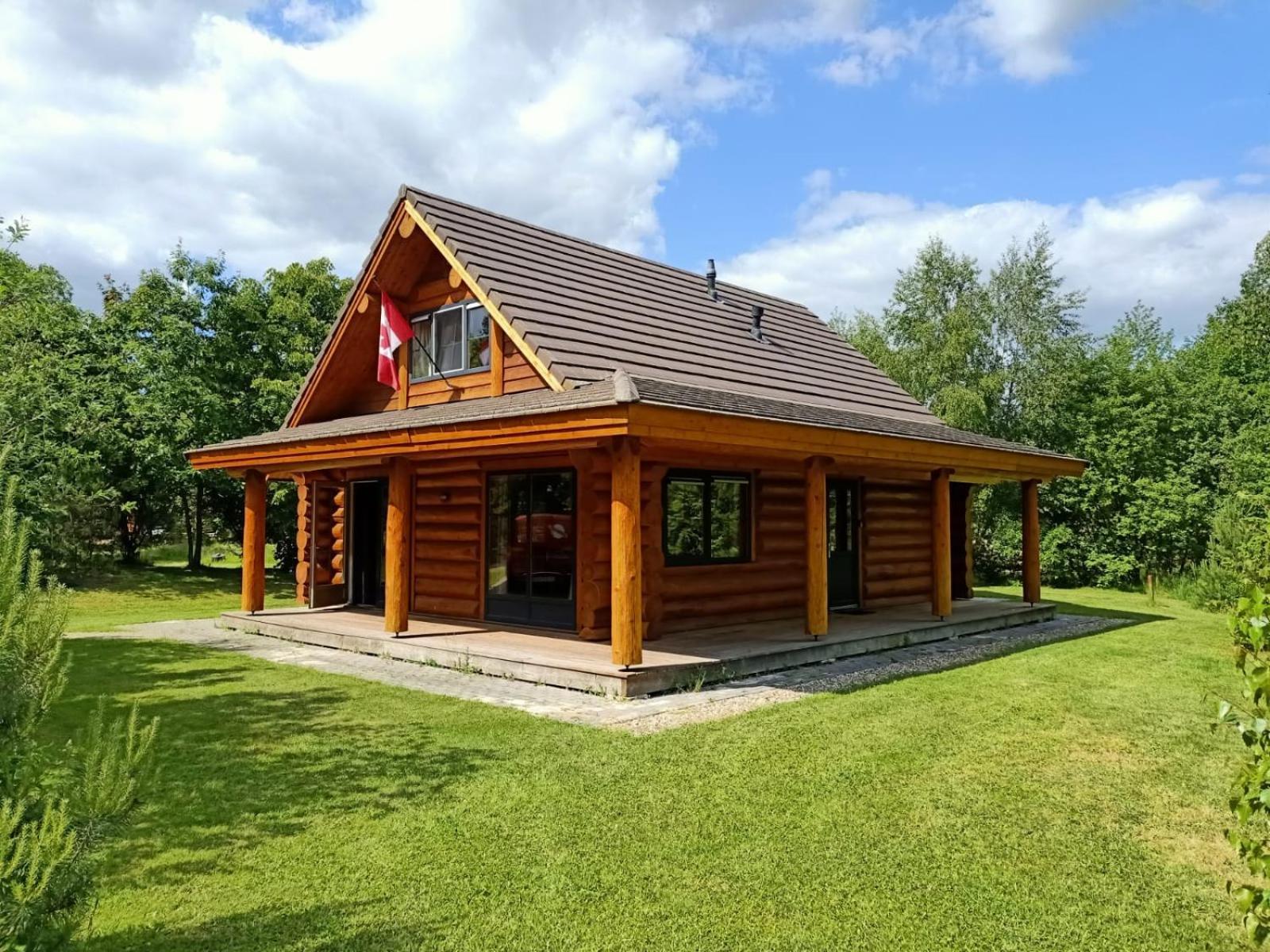 Unieke Houten Villa Met Sauna In Twente - 6P Den Ham Экстерьер фото