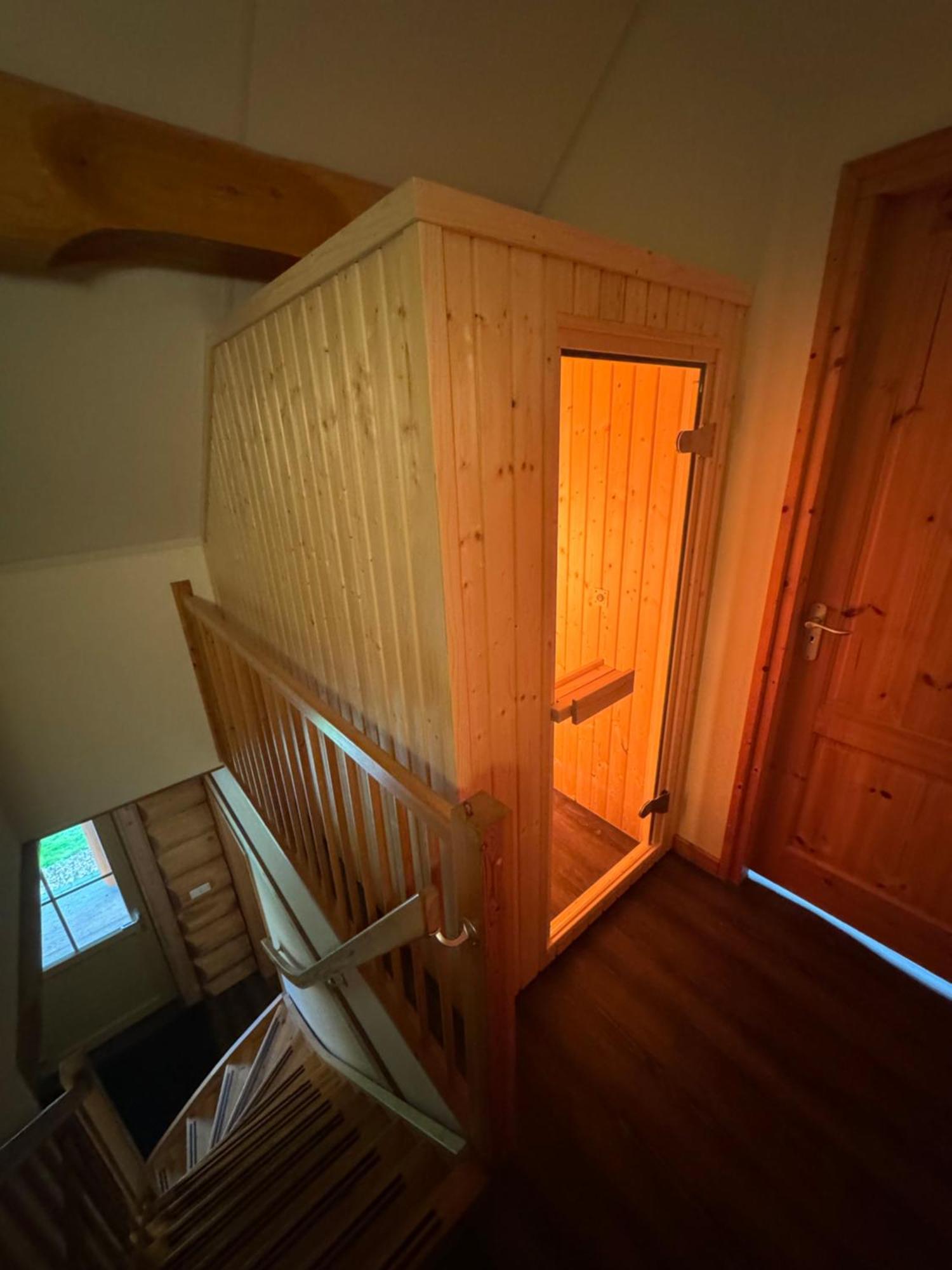 Unieke Houten Villa Met Sauna In Twente - 6P Den Ham Экстерьер фото