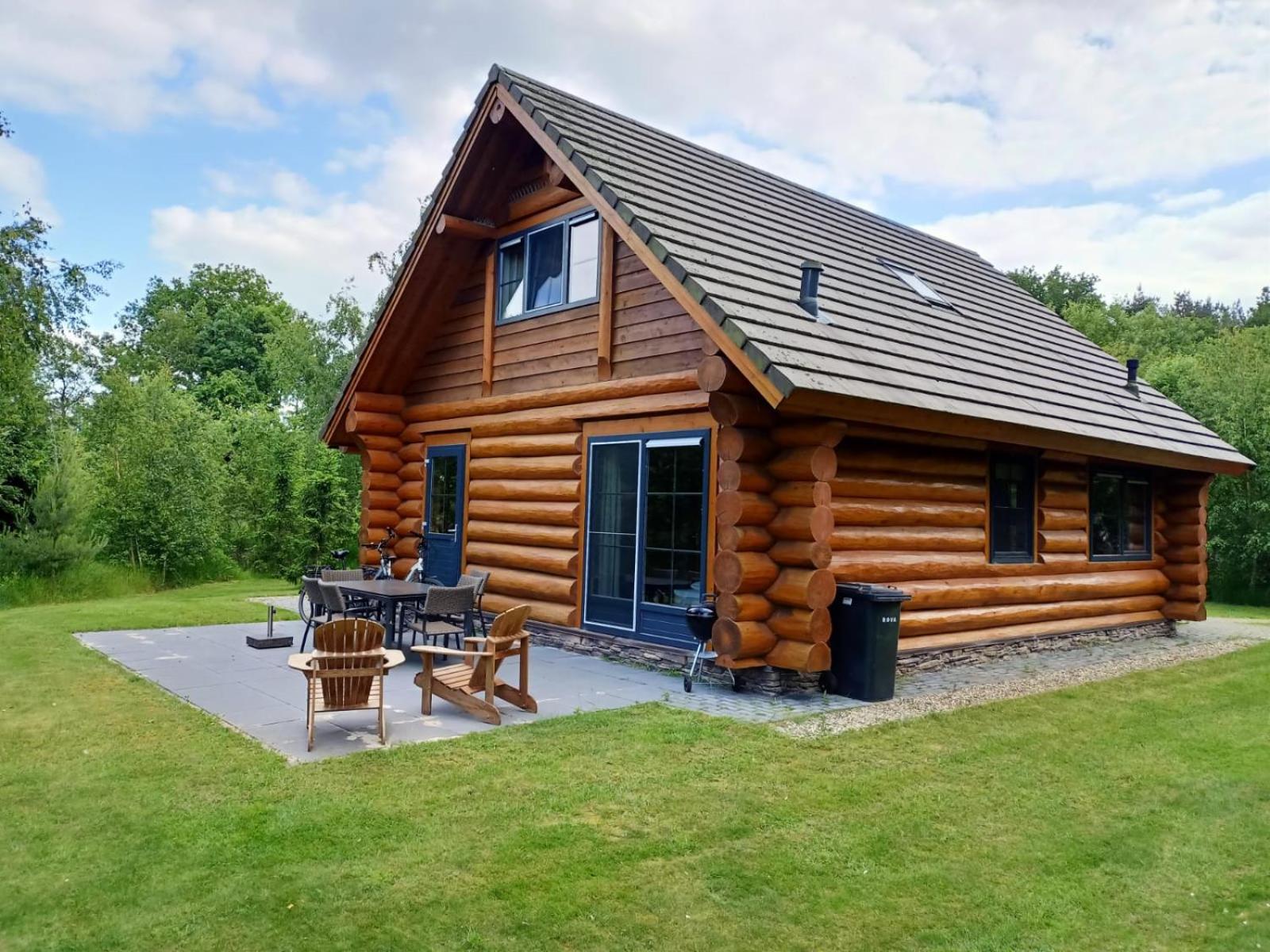 Unieke Houten Villa Met Sauna In Twente - 6P Den Ham Экстерьер фото