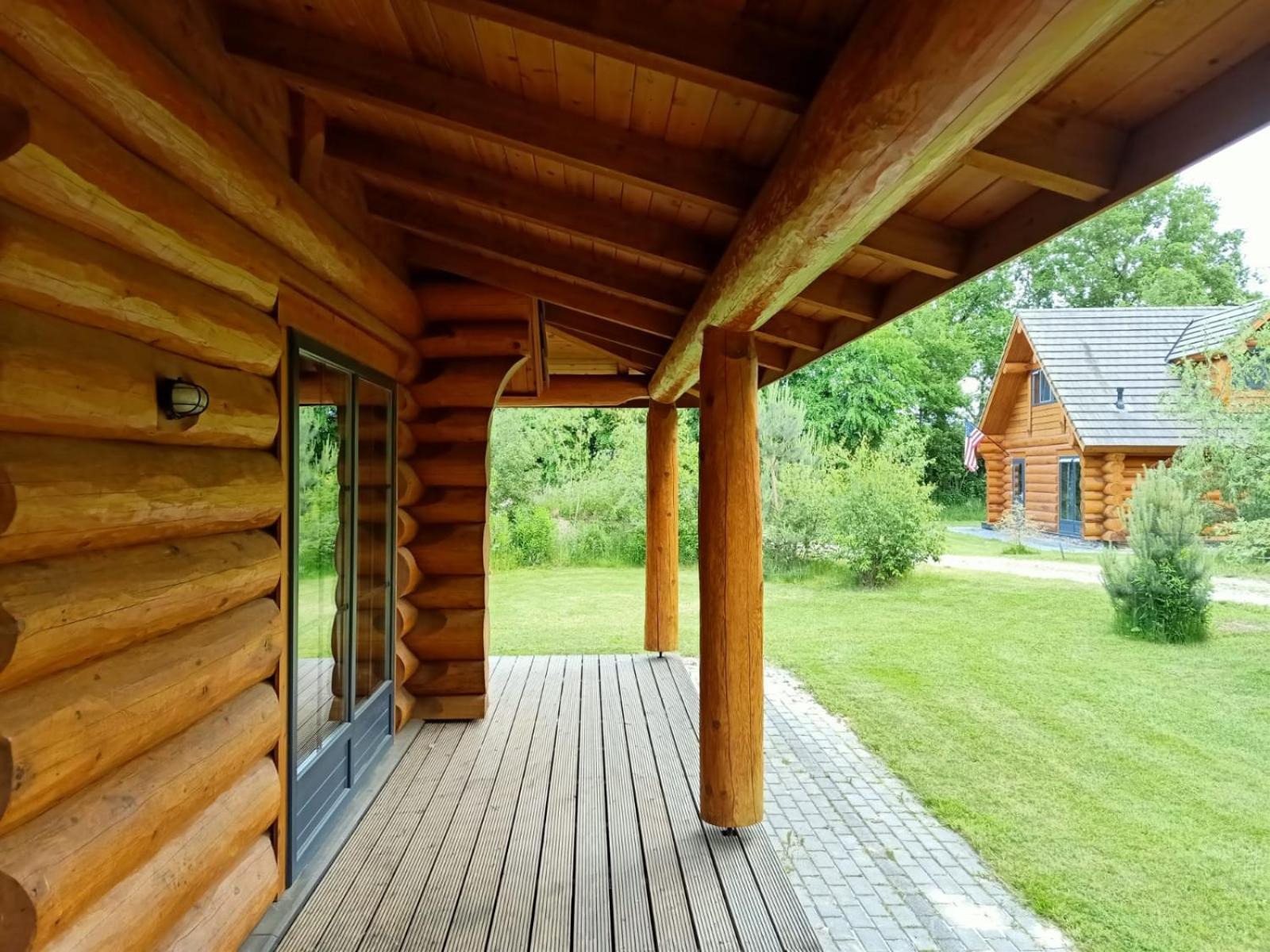 Unieke Houten Villa Met Sauna In Twente - 6P Den Ham Экстерьер фото