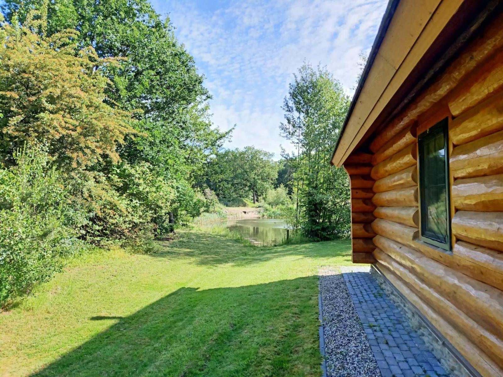 Unieke Houten Villa Met Sauna In Twente - 6P Den Ham Экстерьер фото