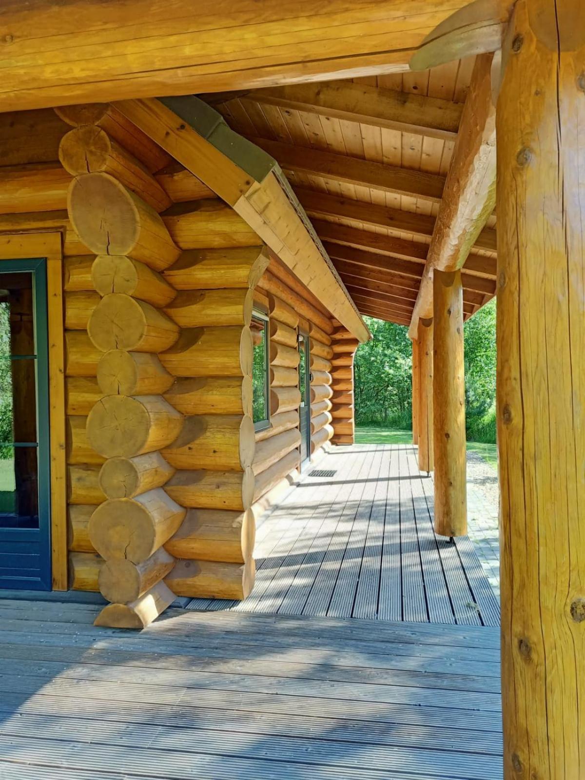 Unieke Houten Villa Met Sauna In Twente - 6P Den Ham Экстерьер фото